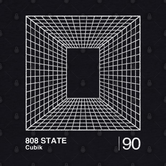 Cubik / 808 State / Minimalist Graphic Artwork Design by saudade